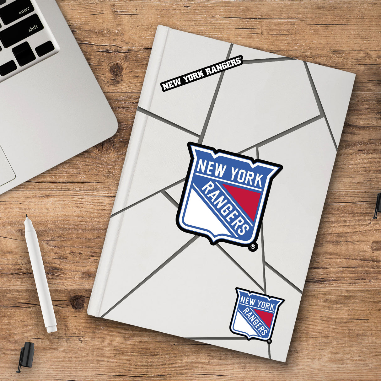 Fanmats New York Rangers 3 Piece Decal Sticker Set