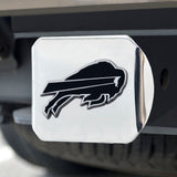 Fanmats Buffalo Bills Chrome Metal Hitch Cover with Chrome Metal 3D Emblem Fan Gear NFL Buffalo Bills