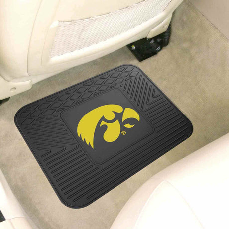 Fanmats Iowa Hawkeyes Back Seat Car Utility Mat - 14" x 17" Fan Gear NCAA Iowa Hawkeyes