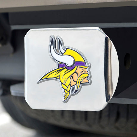 Fanmats Minnesota Vikings Hitch Cover - 3D Color Emblem Fan Gear NFL Minnesota Vikings