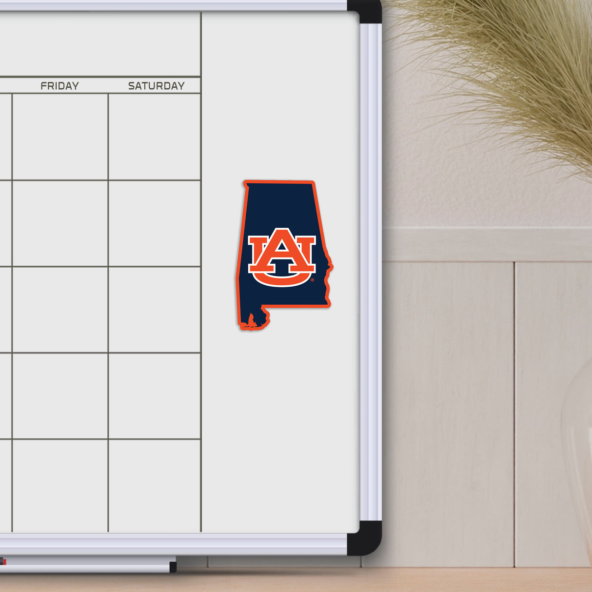 Fanmats Auburn Tigers Team State Shape Decal Sticker