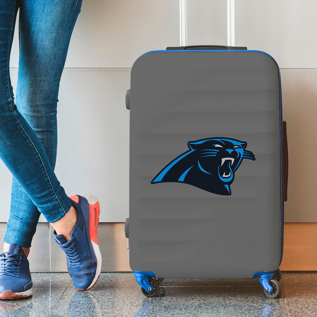 Fanmats Carolina Panthers Large Decal Sticker Fan Gear NFL Carolina Panthers