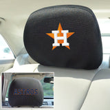 Fanmats Houston Astros Embroidered Head Rest Cover Set - 2 Pieces