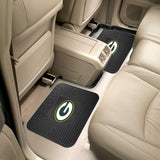 Fanmats Green Bay Packers Back Seat Car Utility Mats - 2 Piece Set Fan Gear NFL Green Bay Packers
