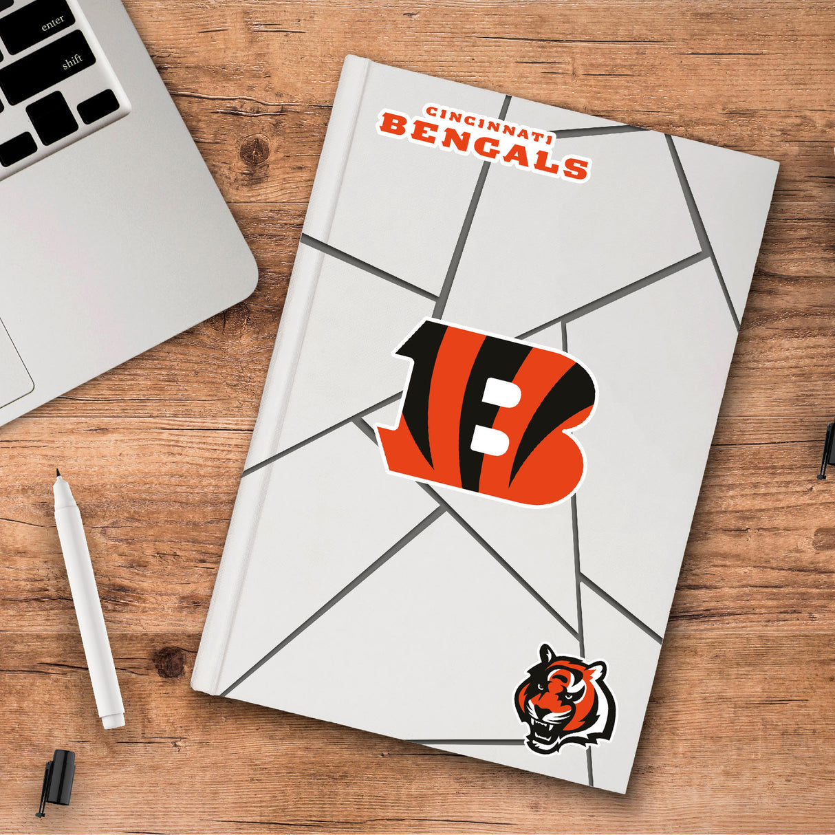 Fanmats Cincinnati Bengals 3 Piece Decal Sticker Set Fan Gear NFL Cincinnati Bengals