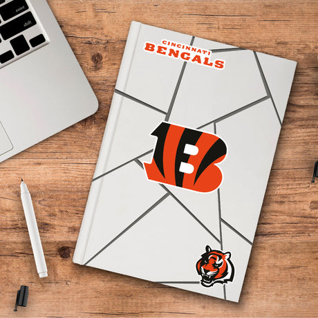 Fanmats Cincinnati Bengals 3 Piece Decal Sticker Set Fan Gear NFL Cincinnati Bengals