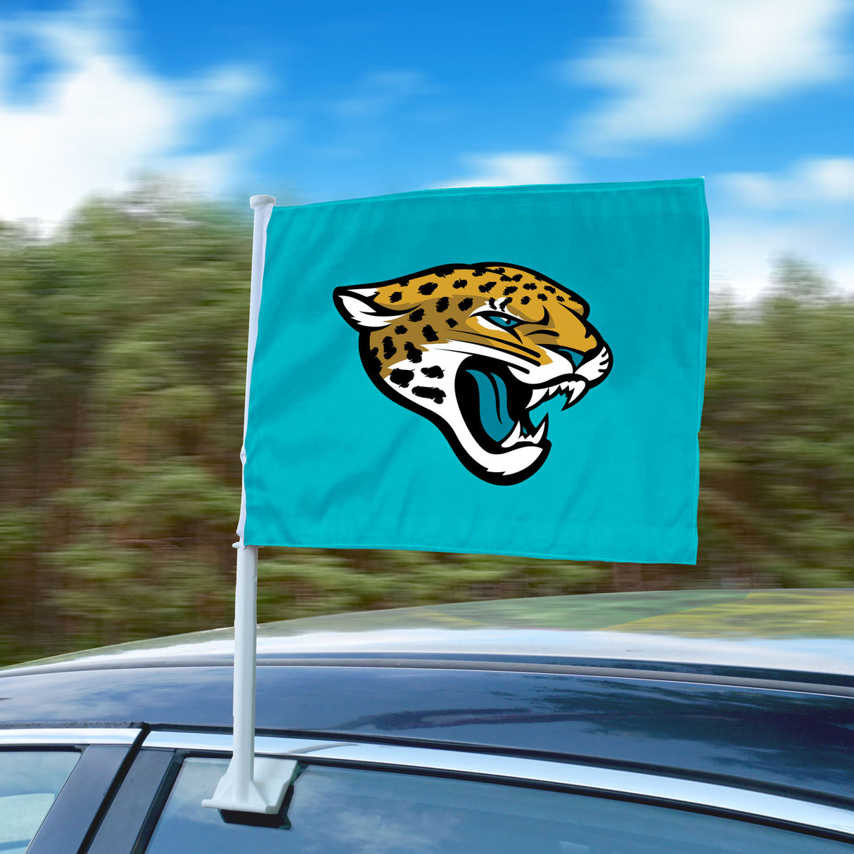 Fanmats Jacksonville Jaguars Car Flag Large 1pc 11" x 14" Fan Gear NFL Jacksonville Jaguars