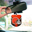 Fanmats Cleveland Browns 2 Pack Air Freshener Fan Gear NFL Cleveland Browns