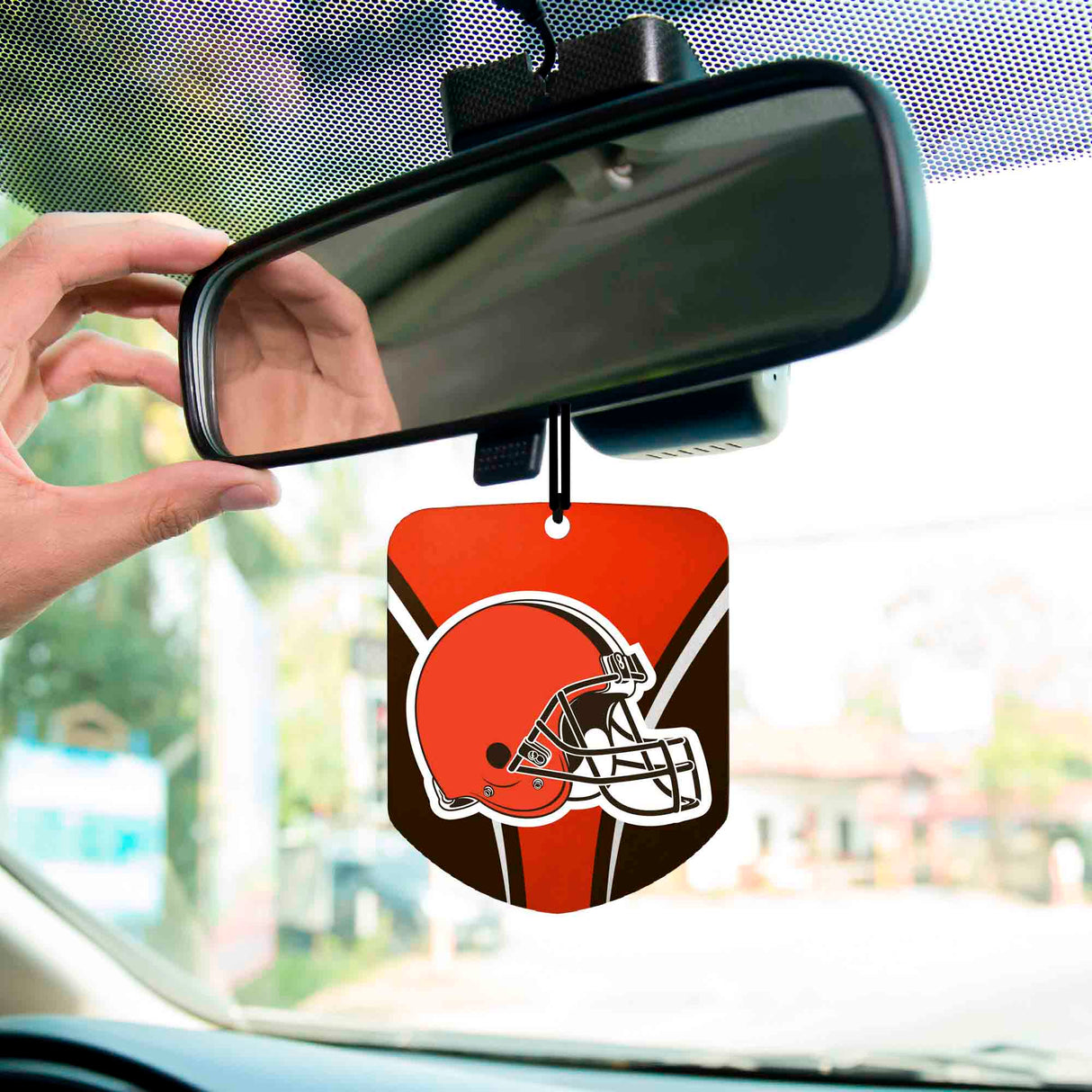 Fanmats Cleveland Browns 2 Pack Air Freshener Fan Gear NFL Cleveland Browns