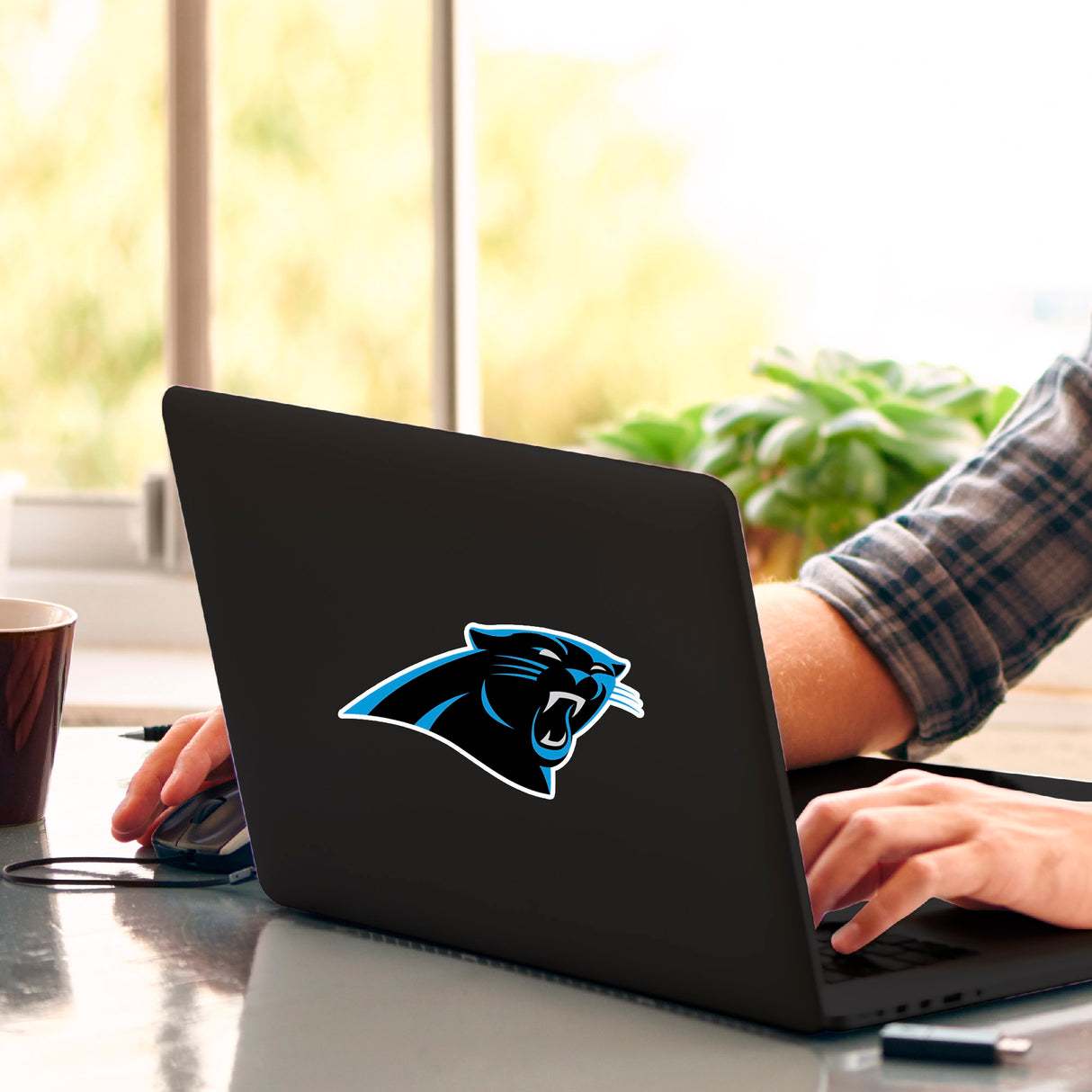 Fanmats Carolina Panthers Matte Decal Sticker