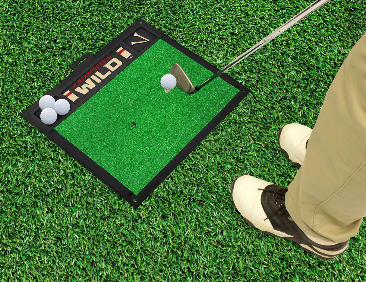 Fanmats Minnesota Wild Golf Hitting Mat Fan Gear NHL Minnesota Wild