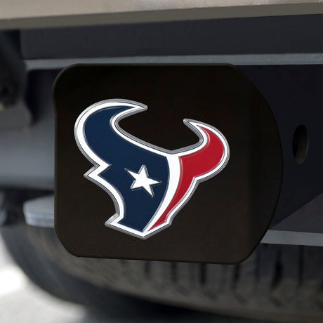 Fanmats Houston Texans Black 3D Color Emblem Metal Hitch Cover Fan Gear NFL Houston Texans