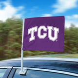 Fanmats TCU Horned Frogs Car Flag Large 1pc 11" x 14" Fan Gear NCAA TCU Horned Frogs