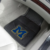 Fanmats Michigan Wolverines Heavy Duty Car Mat Set - 2 Pieces Fan Gear NCAA Michigan Wolverines