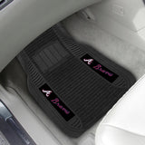 Fanmats Atlanta Braves 2 Piece Deluxe Car Mat Set