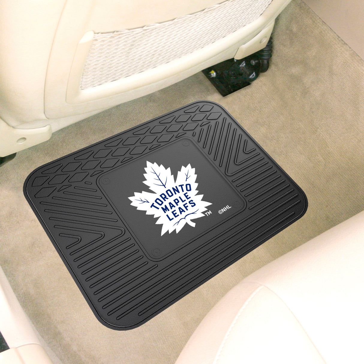 Fanmats Toronto Maple Leafs Back Seat Car Utility Mat - 14" x 17" Fan Gear NHL Toronto Maple Leafs