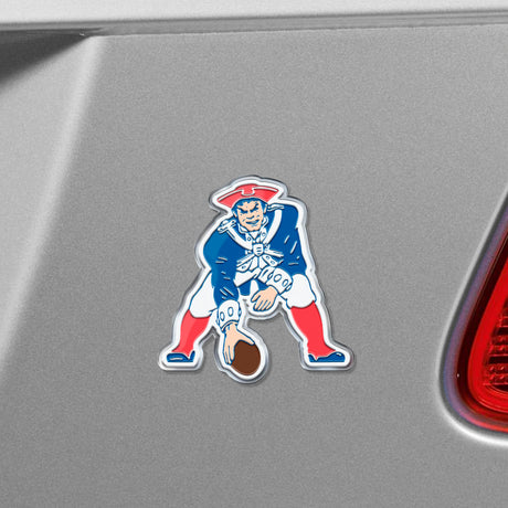 Fanmats New England Patriots Heavy Duty Aluminum Embossed Color Emblem - Alternate Fan Gear NFL New England Patriots