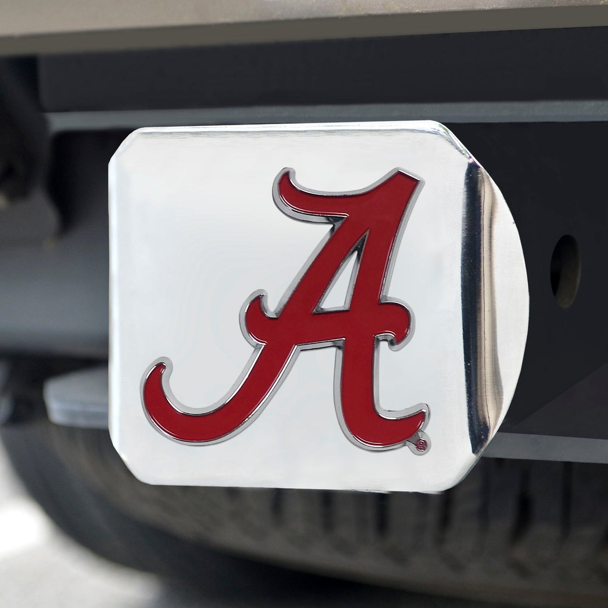 Fanmats Alabama Crimson Tide Hitch Cover - 3D Color Emblem Fan Gear NCAA Alabama Crimson Tide