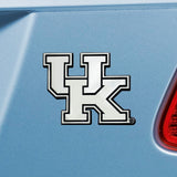 Fanmats Kentucky Wildcats 3D Chrome Metal Emblem Fan Gear NCAA Kentucky Wildcats