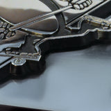 Fanmats Philadelphia Eagles Chrome Metal Hitch Cover with Chrome Metal 3D Emblem Fan Gear NFL Philadelphia Eagles