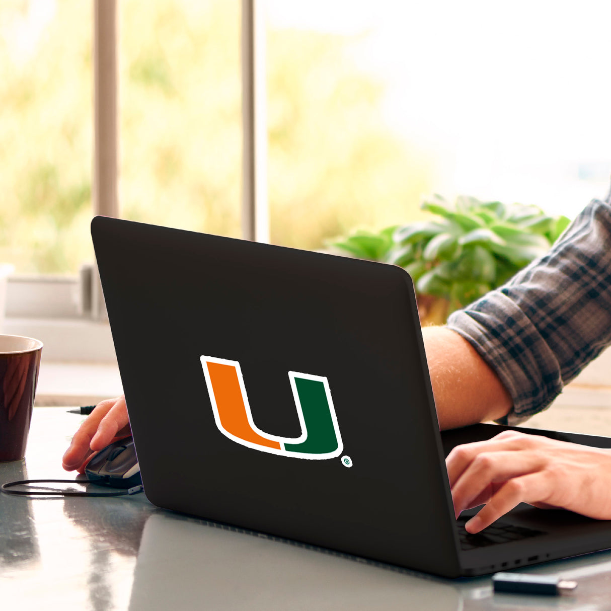 Fanmats Miami Hurricanes Matte Decal Sticker