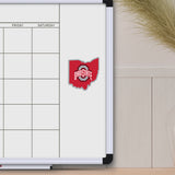 Fanmats Ohio State Buckeyes Team State Shape Decal Sticker Fan Gear NCAA Ohio State Buckeyes