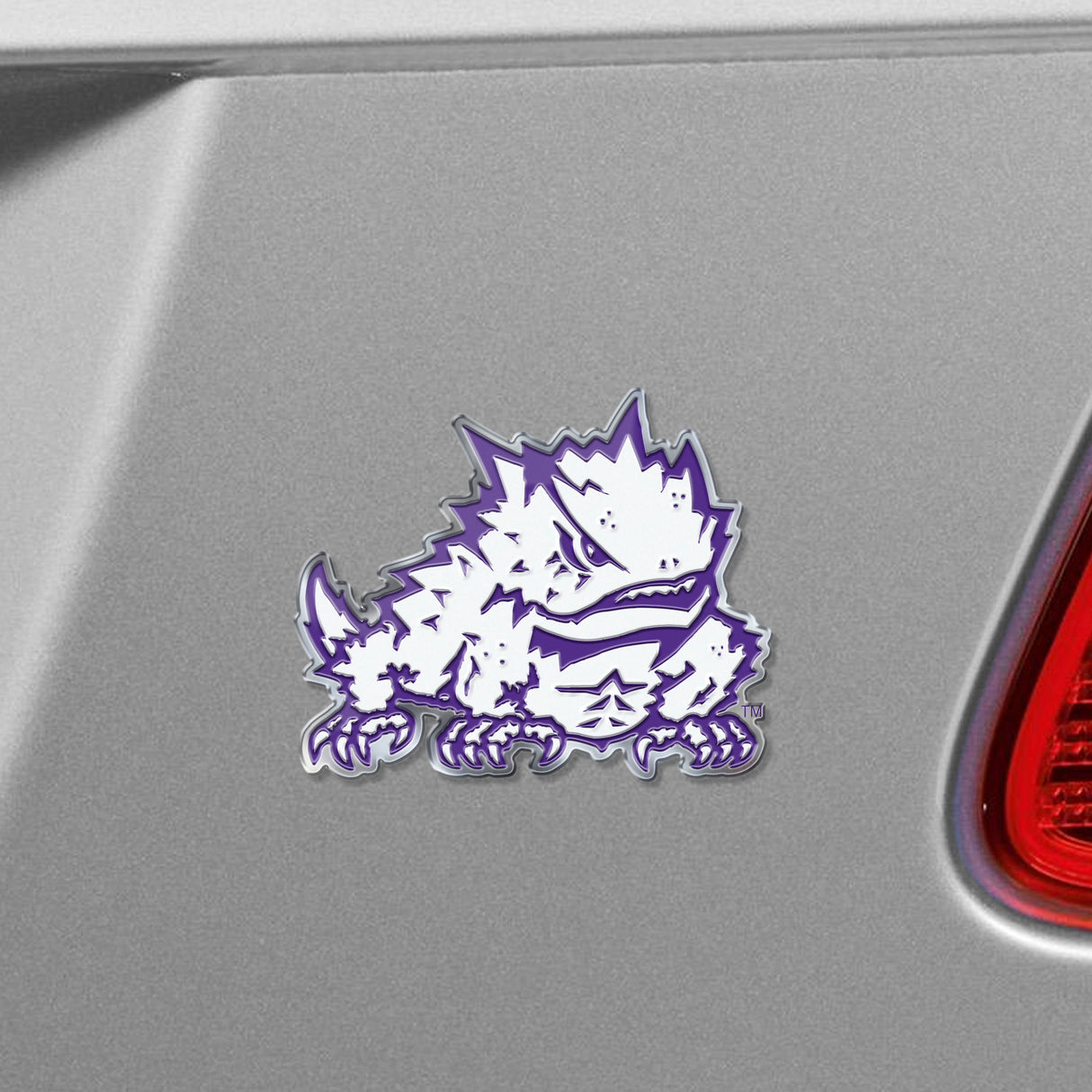 Fanmats TCU Horned Frogs Heavy Duty Aluminum Embossed Color Emblem