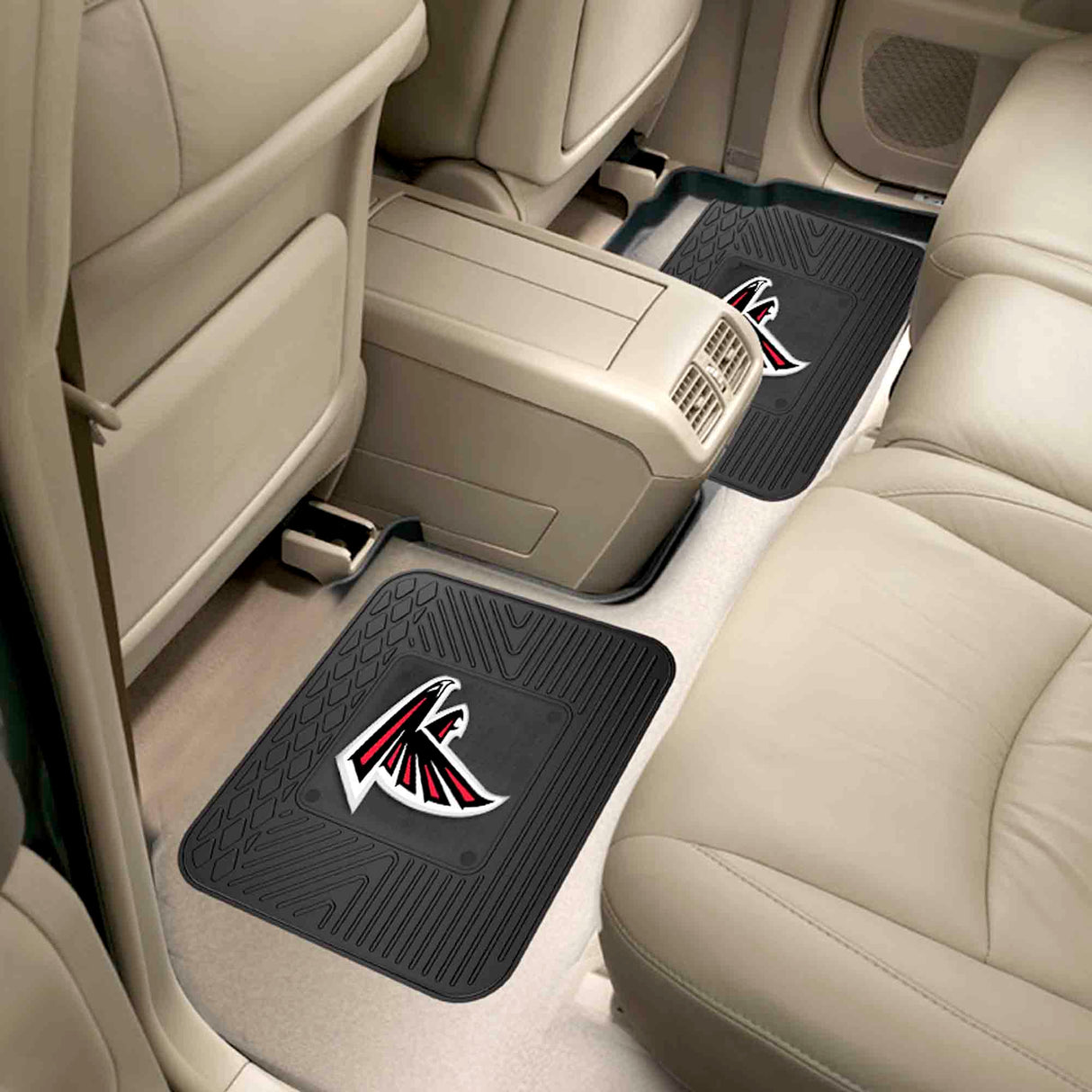Fanmats Atlanta Falcons Back Seat Car Utility Mats - 2 Piece Set