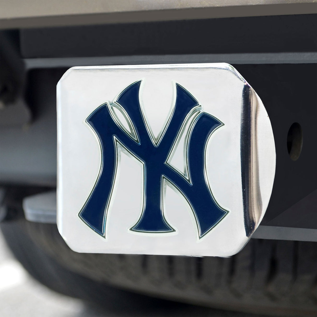 Fanmats New York Yankees Hitch Cover - 3D Color Emblem Fan Gear MLB New York Yankees