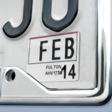 Fanmats Houston Astros Chrome Metal License Plate Frame, 6.25" x 12.25"