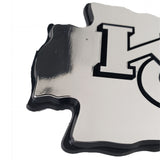 Fanmats Denver Broncos Molded Chrome Plastic Emblem, with Wordmark