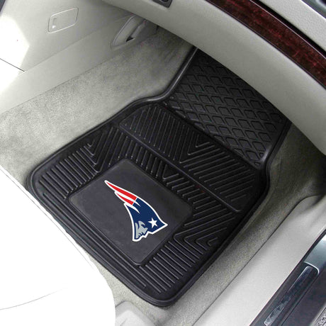 Fanmats New England Patriots Heavy Duty Car Mat Set - 2 Pieces Fan Gear NFL New England Patriots