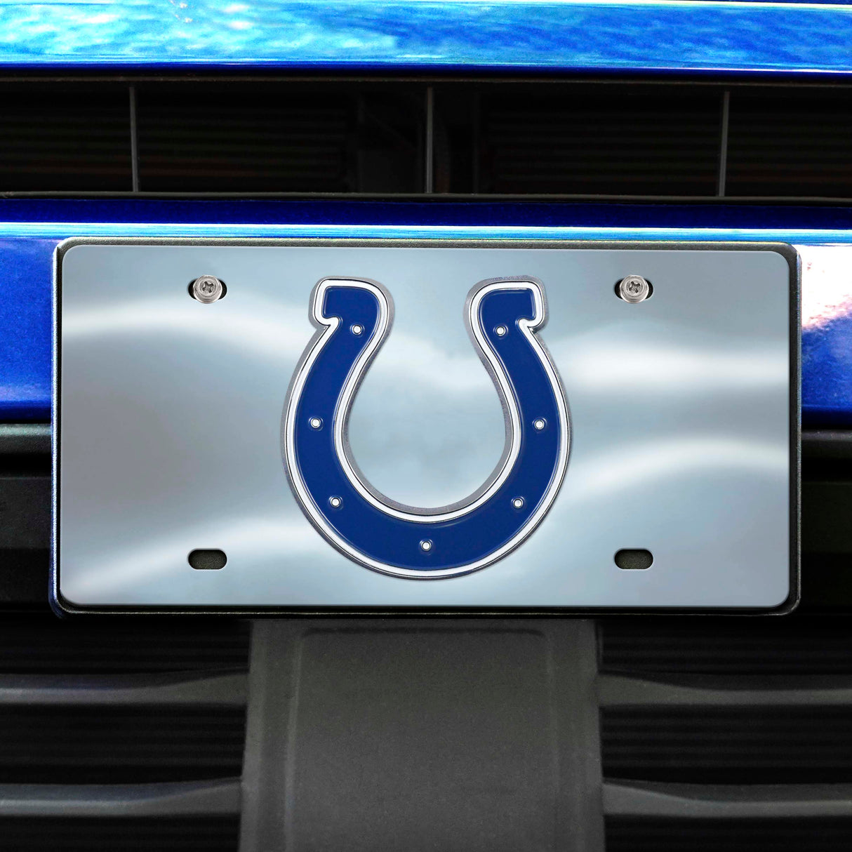 Fanmats Indianapolis Colts 3D Stainless Steel License Plate