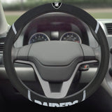 Fanmats Las Vegas Raiders Embroidered Steering Wheel Cover