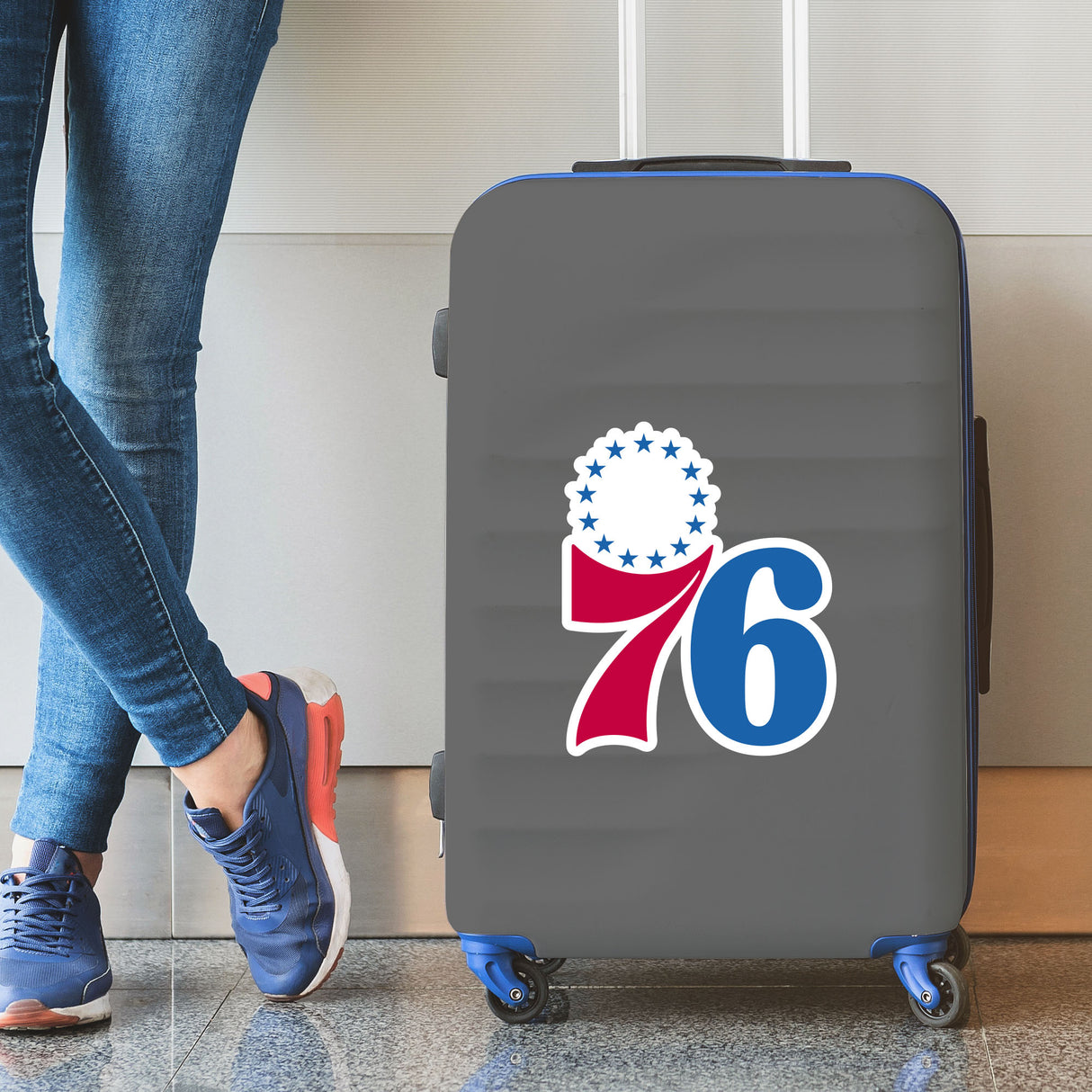 Fanmats Philadelphia 76ers Large Decal Sticker Fan Gear NBA Philadelphia 76ers