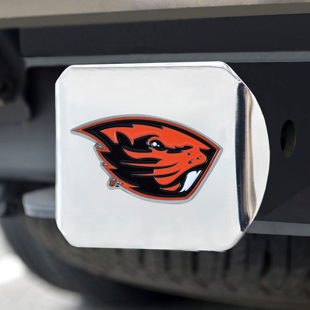 Fanmats Oregon State Beavers Hitch Cover - 3D Color Emblem Fan Gear NCAA Oregon State Beavers