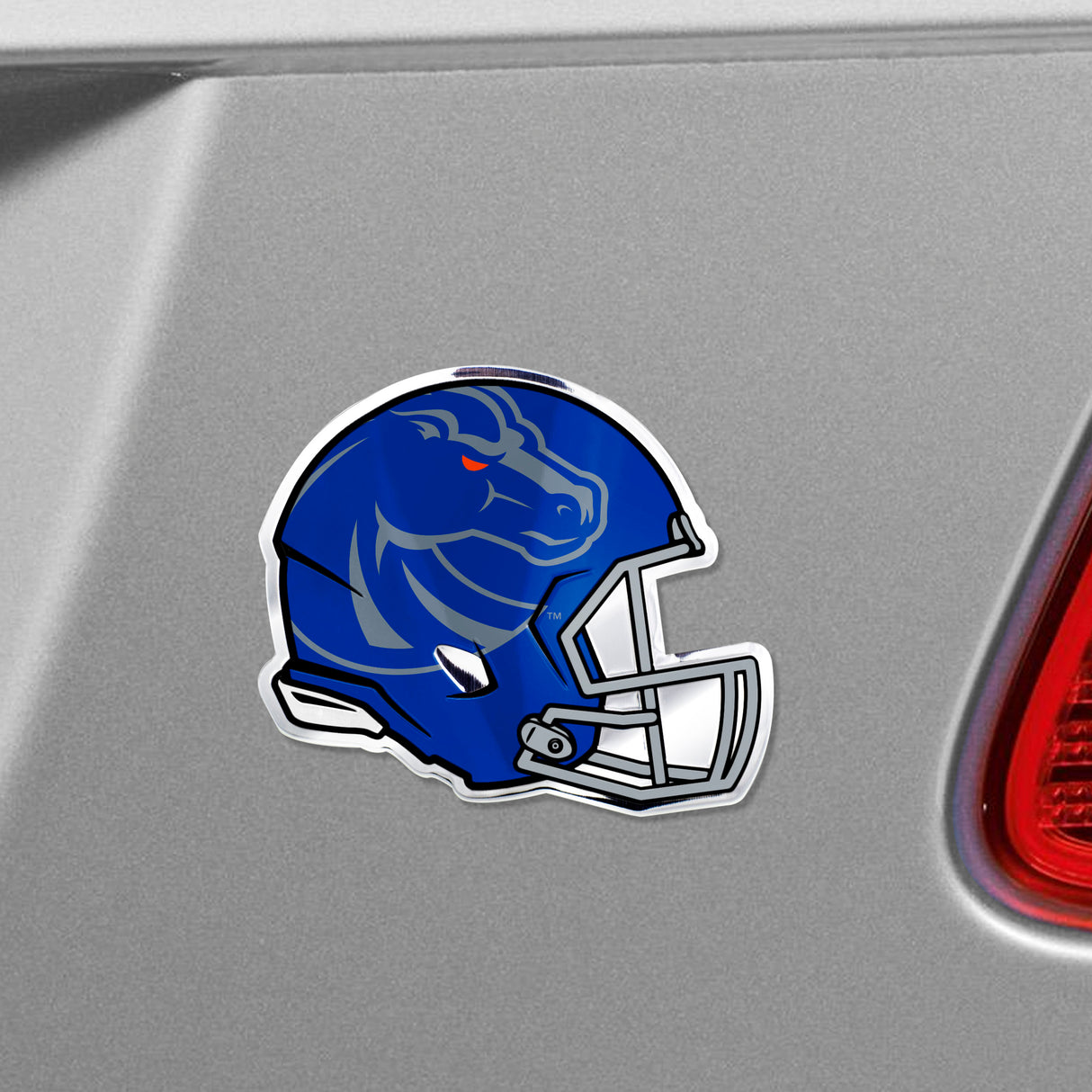 Fanmats Boise State Broncos Heavy Duty Aluminium Helmet Emblem Fan Gear NCAA Boise State Broncos