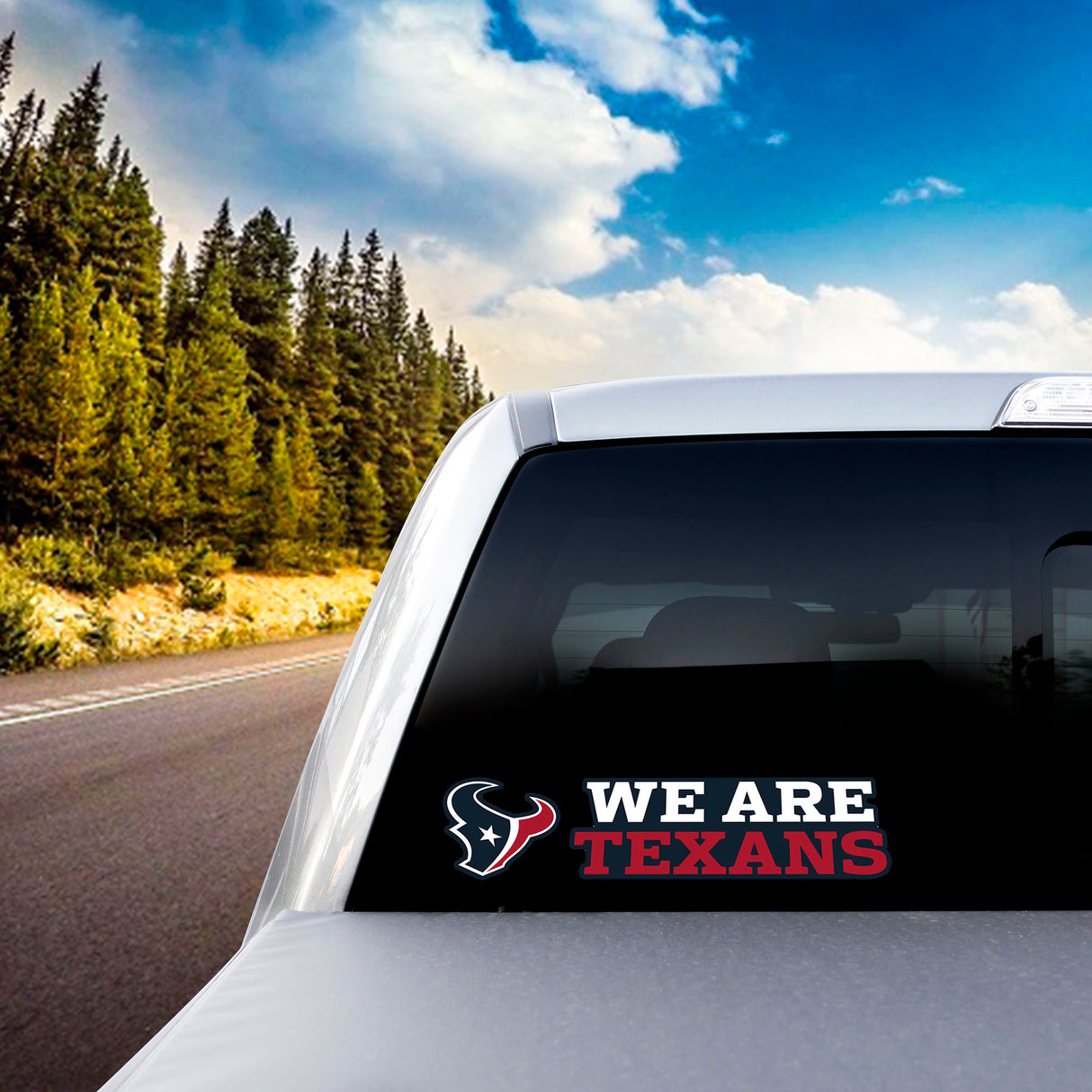 Fanmats Houston Texans 2 Piece Team Slogan Decal Sticker Set