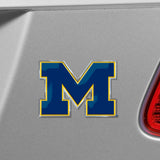Fanmats Michigan Wolverines Heavy Duty Aluminum Embossed Color Emblem Blue Fan Gear NCAA Michigan Wolverines