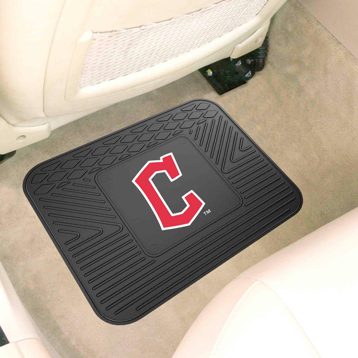 Fanmats Cleveland Guardians Back Seat Car Utility Mat - 14" x 17"