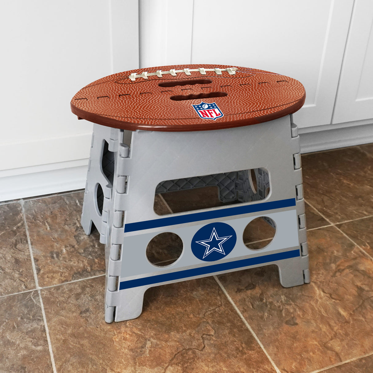 Fanmats Dallas Cowboys Folding Step Stool - 13" Rise