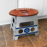 Fanmats Dallas Cowboys Folding Step Stool - 13" Rise