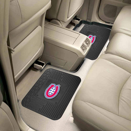 Fanmats Montreal Canadiens Back Seat Car Utility Mats - 2 Piece Set Fan Gear NHL Montreal Canadiens