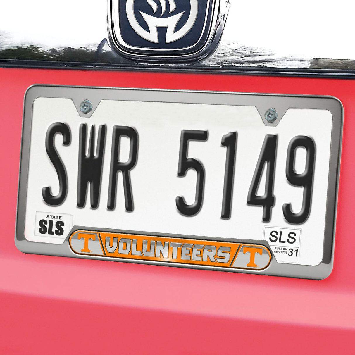 Fanmats Tennessee Volunteers Embossed License Plate Frame, 6.25" x 12.25"