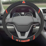 Fanmats Illinois Illini Embroidered Steering Wheel Cover