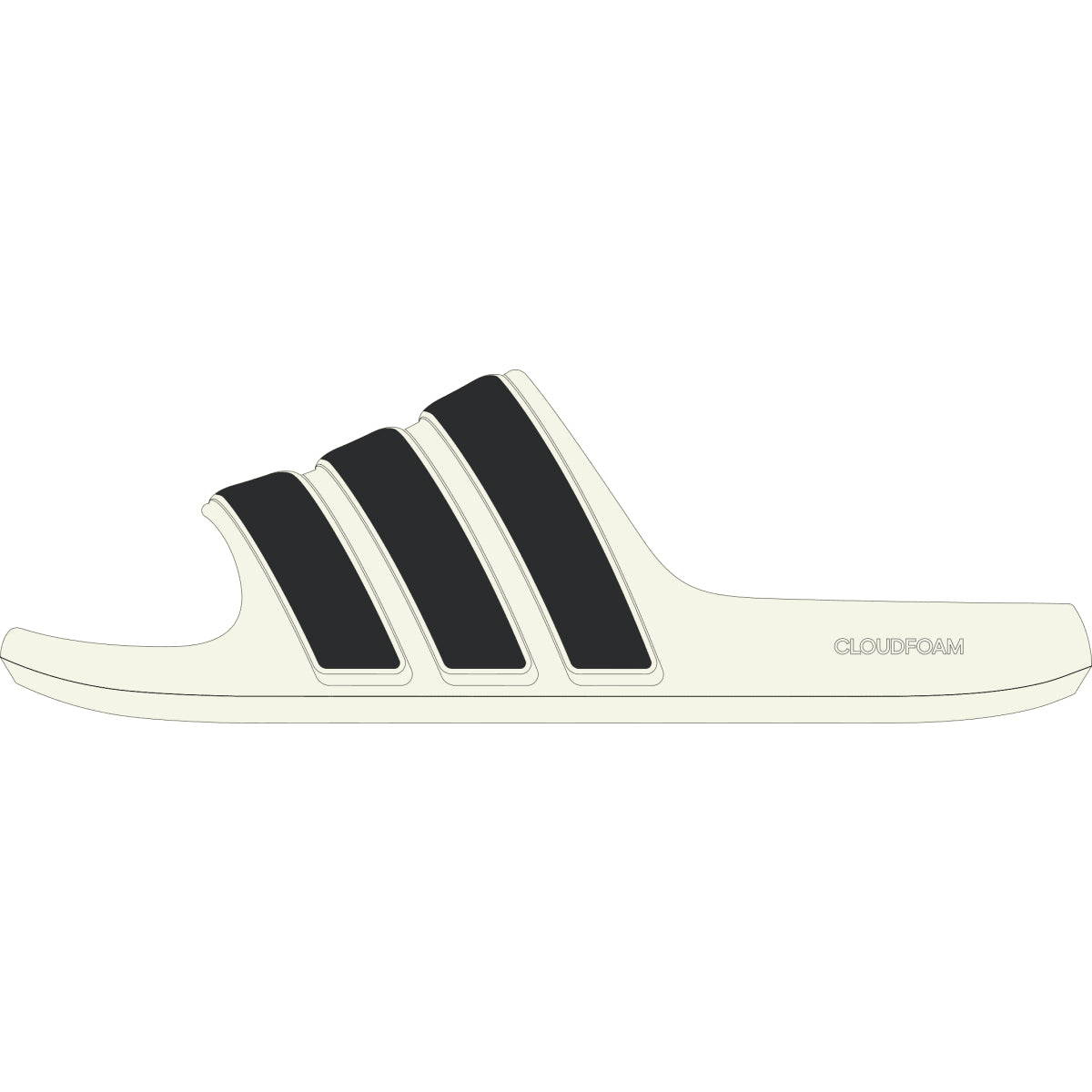 adidas Adilette Flow Slides Mens Footwear Sandals & Slides
