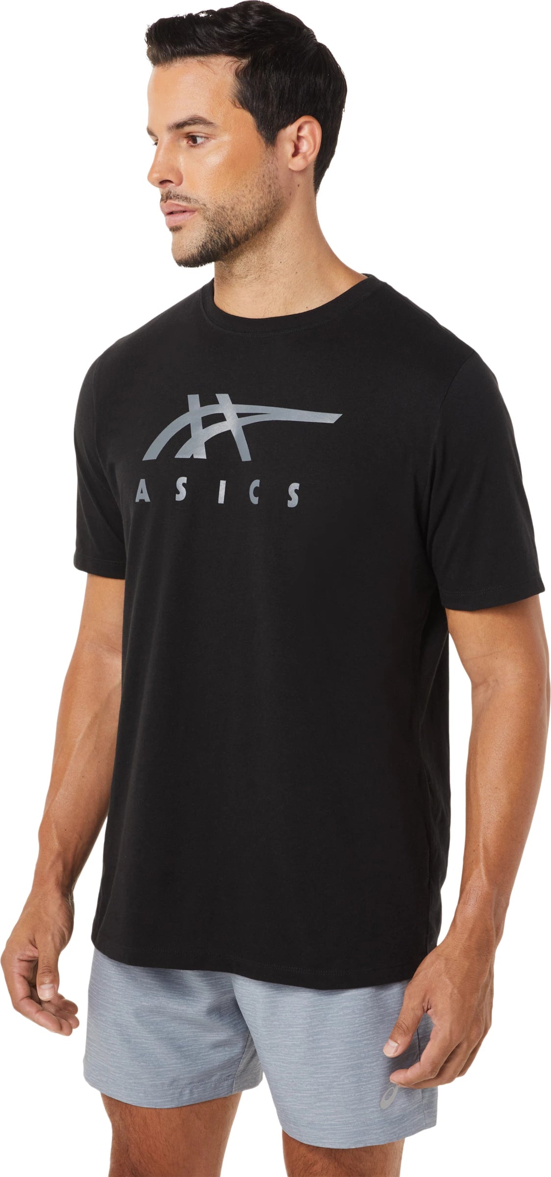 Asics Men's Stripe Short Sleeve Tee-4