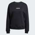adidas Women's Linear Logo Sweatshirt Womens Apparel Sweatshirts & Fleece