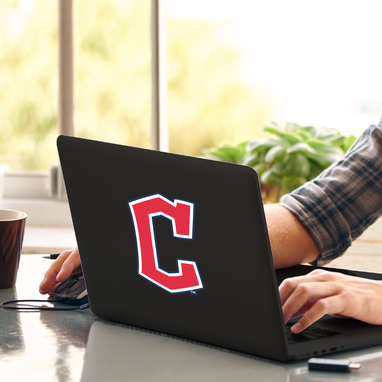 Fanmats Cleveland Guardians Matte Decal Sticker Fan Gear MLB Cleveland Guardians