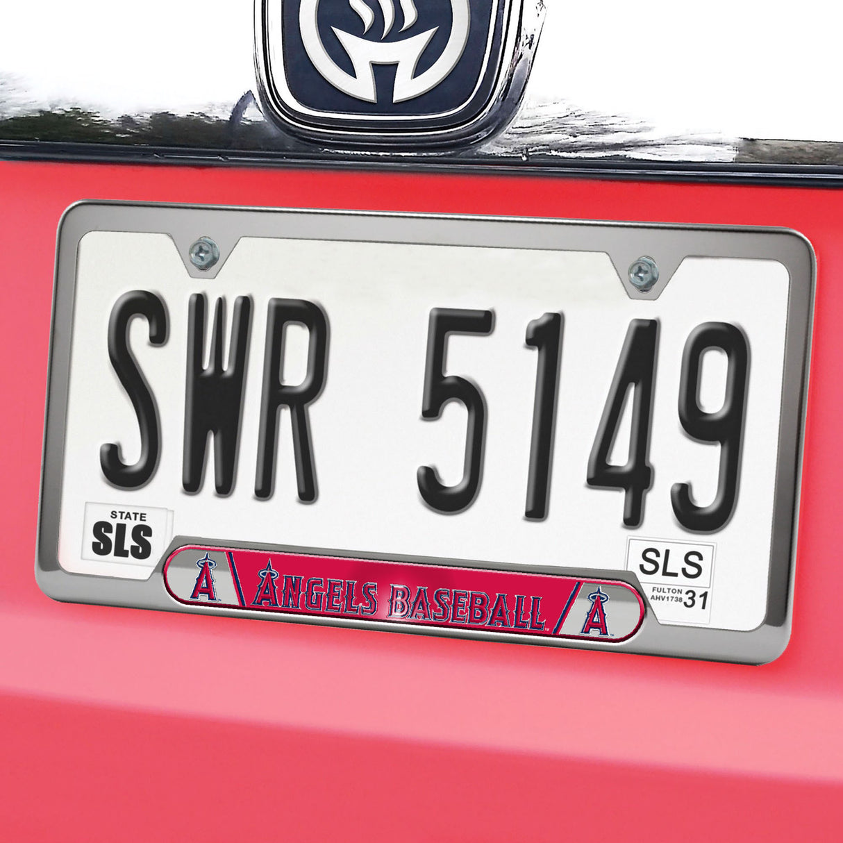 Fanmats Los Angeles Angels Embossed License Plate Frame, 6.25" x 12.25"